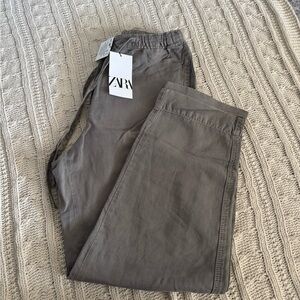 Zara women’s  Tan Chinos